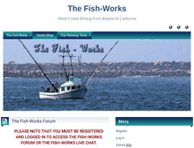 Tablet Screenshot of fish-works.com